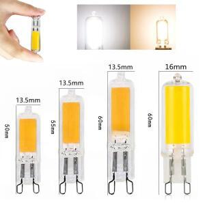 G9 COB LED 전구 220V 매우 밝은 7W 9W 12W 15W 110V 유리 램프 홈 장식에 대 한 100W 백열등 교체