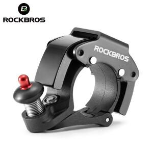 ROCKBROS-자전거 벨, 알루미늄 합금 경적, 소형 볼륨, 휴대용 사운드 알람, 안전 MTB 로드 자전거 링, 자전