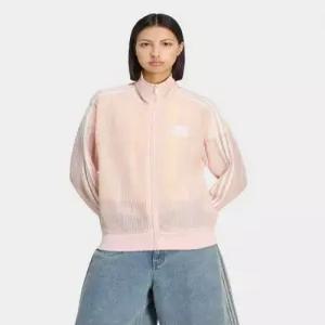 아디다스 서머 글로우 니트 파이어버드 트랙탑 - 샌디핑크 KY2031 트레이닝