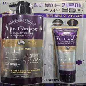 [닥터그루트] 탈모증상 집중케어 샴푸 700ml + 150ml