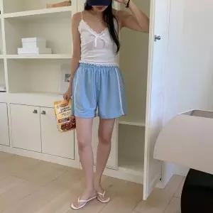 [하프클럽/]여성 허리밴드 사이드 레이스 반바지