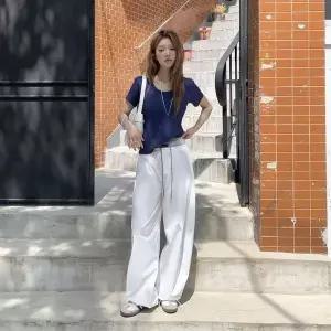 [하프클럽/셀러허브_여성트랜드패션]여성 통기성 여름 와이드 트레이닝 바