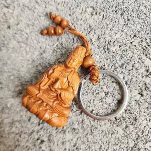 [하프클럽/]불교용품 복숭아나무 액막이 관음 열쇠고리