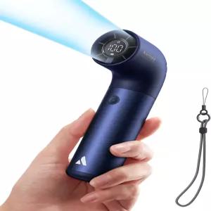 Aecooly 휴대용 핸드헬드 팬 강력한 터보 에어 튜브 19 000 RPM 고속 프로 15시간 최대 냉각 6단 알루미늄