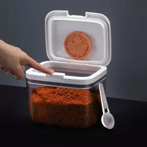 리브랩 브라운 슈가 컨테이너 - 1.0 Qt/1.2L 밀폐 키퍼 보관 용기 밀가루 커피통 스푼 음식 시리얼 통