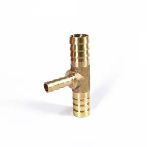 티 타입 호스 황동 감속기 어댑터 바브 5mm 커플러 4mm 6mm 파이프 피팅 커넥터 0 6 0mm OD