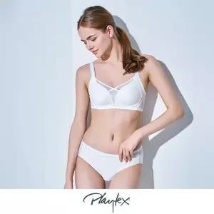 [플레이텍스] 노와이어 크로스유어하트 브라팬티 2종 쿨화이트 PXW5N30_T