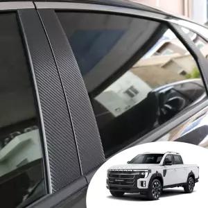무쏘 Q300 B/C 필러 포스트 포인트 컬러 데칼 스티커 윈도우 기둥 몰딩 국산 원단 필름 시트지