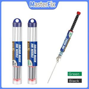 MECHANIC 자외선 경화 잉크 녹색 검정색 오일 솔더 마스크 BGA PCB 용 바늘 휴대 휴대폰 마더 보드 수리 도