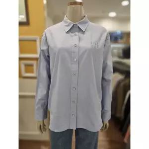 [하프클럽/BCBG]BCBG 세이브존01 베이직 로고자수 셔츠 B6A1B407(51)(1)