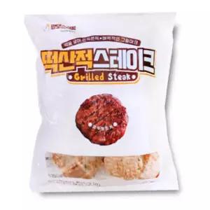 고기 떡 산적 스테이크 2kg 60g 33개 이상