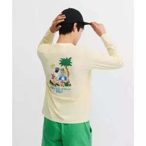 아레나 x 전황일 남성 루즈핏 래쉬가드 A6BM1RR95LYL