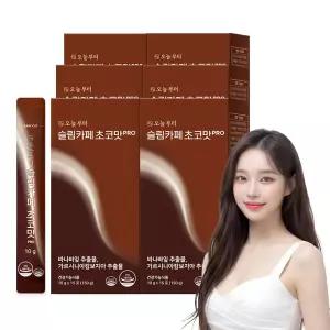 오늘부터 슬림카페 초코맛 PRO (15포), (6박스) 다이어트 핫초코 혈당케어 가르시니아 다이어트보조제 HCA