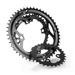 MTB 자전거 크랭크 셋용 28T/38T/48T 체인 휠 104BCD 링 치아 디스크 수정