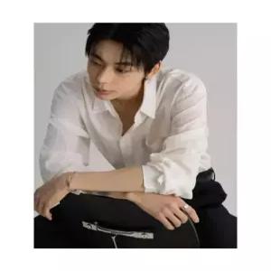 에잇세컨즈 리넨 블렌디드 오버핏 셔츠 화이트