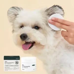 프로젝트21 마일드 이어 클렌징 패드 고양이 강아지 귀 세정제 귀청소 110ml 50매