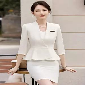 안내 데스크 유니폼 여성 정장 프론트 에스테틱 미용실 리셉션 접수복