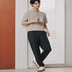 탑텐 남성) 트윌 밴딩 슬랙스_MSF3PP1505 와이드슬랙스 3 5249713