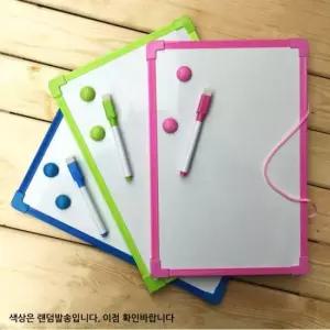 도전골든벨 메모 화이트보드 색상랜덤 미니 학원 사무실 15x20cm