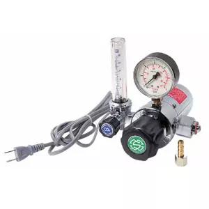 -CO2조정기 23지름220V 6kgf cm3 (1EA) 용접 용접기 공구 게이지 유압 공업용조절기 압력 압력계 산업용