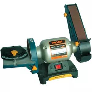 -탁상그라인더 벨트샌더 AGF6000D 1 4(HP) (1EA) 전동 공구 작업 연마 절삭 샌드 샌더기 센더기 샌딩