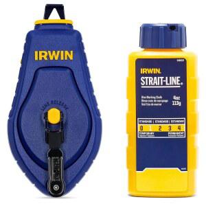 IRWIN 툴스 컴팩트 라인 초크 초크 30피트 블루 IWHT48440BC 스트레이트