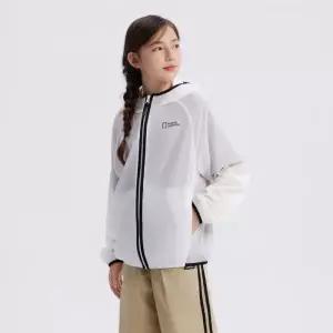 내셔널지오그래픽 NATIONAL GEOGRAPHIC KIDS K262UJK910 경량 바람막이 자켓 WHITE 5009501714 803755