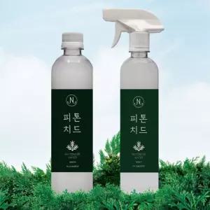 산뜻한 편백 탈취 스프레이 500ml 피톤치드 편백수 진드기퇴치
