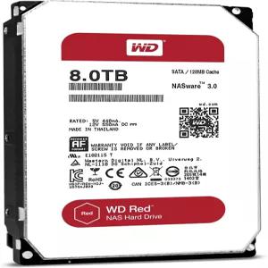 WD 레드 8TB NAS 하드 드라이브 - 5400RPM급 SATA 6Gb/s 128MB 캐시 3.5인치 WD80EFZX