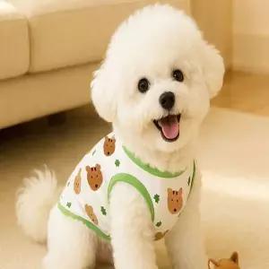 반려동물 러블리한 동물패턴 강아지 고양이 티셔츠
