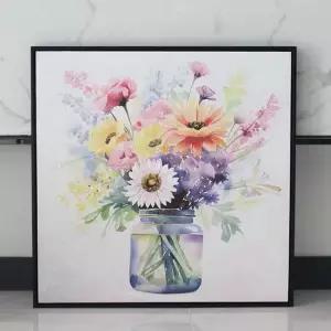 화사한 꽃그림 액자 현관 거실 방 실내 포인트 장식 현관액자 캔버스액자그림
