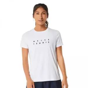 아식스 ASICS 우먼 코트 그래픽 티(2042A259100) 여자 반팔 라운드 티셔츠 2042A259100 122911