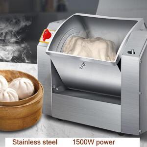 상업용 전기 반죽 기계 교반 스테인레스 스틸 빵 믹서 파스타 국수 만들기 8KG 밀가루 1500W