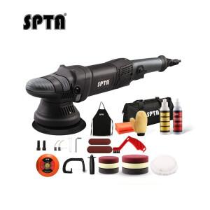 SPTA 차량용 듀얼 액션 광택기, DA 궤도, 가정용 DIY 광택기, 왁싱 광택 패드 세트, 5 인치, 780W, 15mm