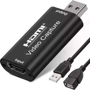스트리밍 게임 회의 교육 라이브 방송을 위한 AMZHRLY 4K HDMI-USB 2.0 비디오 캡처 카드 1080P 캠 링크