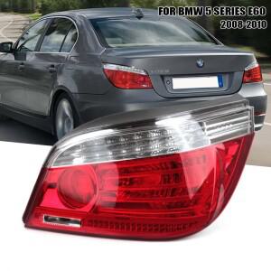 BMW 호환 5 시리즈 E60 520i 523i 525i 530i 545i 2008 2009 2010용 LED 후미등, 자동차 신호 브레이크 램