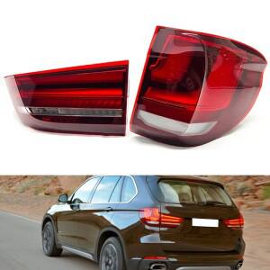 BMW 호환 X5 F15 2014 2015 2016 2017 2018 LED 후미등, 후방 경고 브레이크 램프, 안개등 미등, 자동차 액