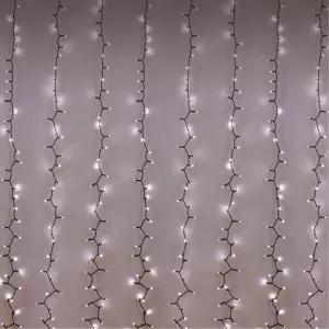 비타리토 LED 300구 녹색선 커튼 백색 점멸 지니전구트리조명 크리스마스 네트 장식 GTF59161 반짝이 무드
