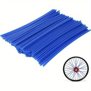 72pcs 바이크 오토바이 자전거 스포크 커버 스킨 프로텍터 휠 림 스포크 보호 커버 Motocross Moto Mtb ATV