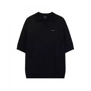 커버낫 COVERNAT 스몰 어센틱 오픈 카라 하프 니트 Dark Navy CO2502KT01DN 483768