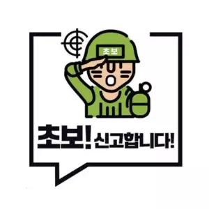 클레버819 고휘도 야광스티커 초보운전 신고합니다