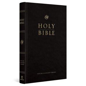 ESV 교회 하드커버 표준 블랙 성경 성경 성스러운 버전 영어