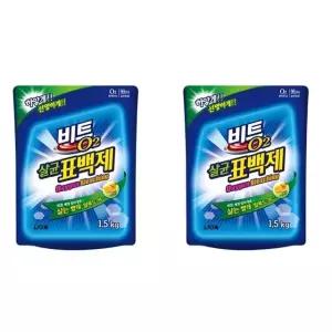 비트 세탁세제 산소표백제 1.5kg 2개입 주방청소 청소 다목적 (WAB085A)