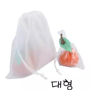 실내화 부직포 주머니 더스트백 복주머니 속포장용 대형X10개