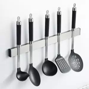 실버 50cm 칼블럭 304스텐 칼거치대 자석 아임키친 칼거치대 실버 (WFHJDI9)