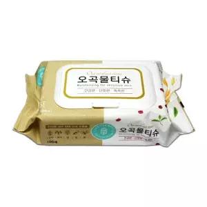 깨끗한나라 오곡 물티슈 캡형 100매입 10개