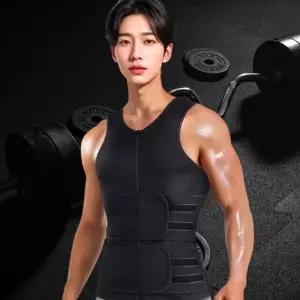 탄력 찍찍이 타입 이중 허리밴드 남녀공용 보정 조끼 복부보정조끼 (WE8DBE7)