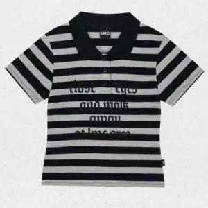 매장정품 엘엠씨 LMC WM LETTERING STRIPE COLLAR TEE black 3844782 1500571