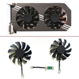 ZOTAC GeFor GTX 970 그래픽 카드 냉각 팬용 새 GA81S2U 75MM GTX970 쿨러 팬 교체