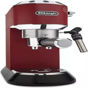 DeLonghi America Inc EC685R 데디카 디럭스 15바 펌프 에스프레소 머신 빨간색
